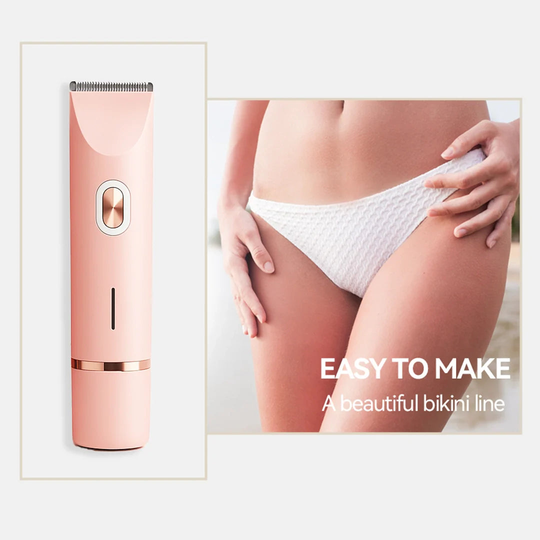 2in1 Painless Bikini Hair Trimmer – Waterproof, Skin-Safe & Rechargeable