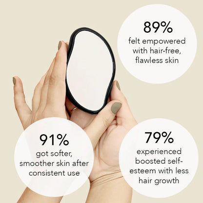 Reusable Nano Crystal Hair Remover – Painless Exfoliating Epilator for Smooth Skin