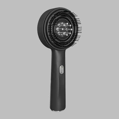 Electric scalp massager with red light therapy for hair care, promoting relaxation, and scalp health while enhancing hair growth